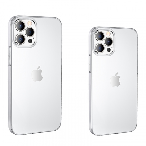 Накладки задние HOCO для iPhone 12 Pro Max, Light series, силикон, прозрачный