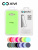 Накладка задняя Xivi для SAMSUNG Galaxy J2 PRIME G530, Silicon Case, силикон, матовая, №61, цвет салатовый 5