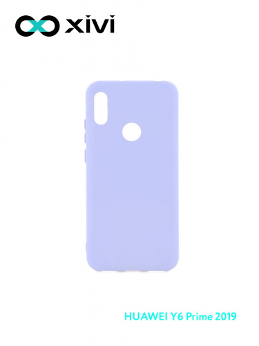 Накладка задняя Xivi для HUAWEI Y6 PRIME 2019 Y6S, Silicon Case, силикон, матовая, №11, цвет лавандовый 1
