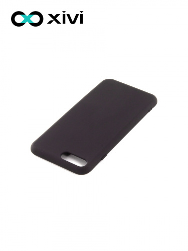 Накладка задняя Xivi для APPLE iPhone 7 8 Plus, Silicon Case, силикон, матовая, №1, цвет чёрный 4