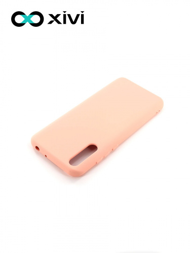 Накладка задняя Xivi для HUAWEI Y8P 2020 P SMART S, Silicon Case, силикон, матовая, №30, цвет розовый 4