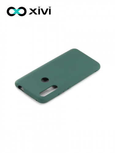 Накладка задняя Xivi для HUAWEI Y9 PRIME P SMART Z, Silicon Case, силикон, матовая, №46, цвет изумрудный 4