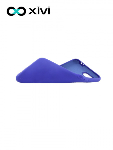 Накладка задняя Xivi для HUAWEI Honor 10, Silicon Case, силикон, матовая, №47, цвет синий 6