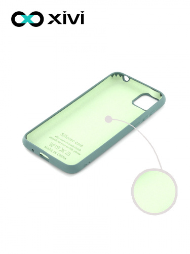 Накладка задняя Xivi для HUAWEI Y5P 2020 HONOR9S, Silicon Case, силикон, матовая, №56, цвет зелёный 2