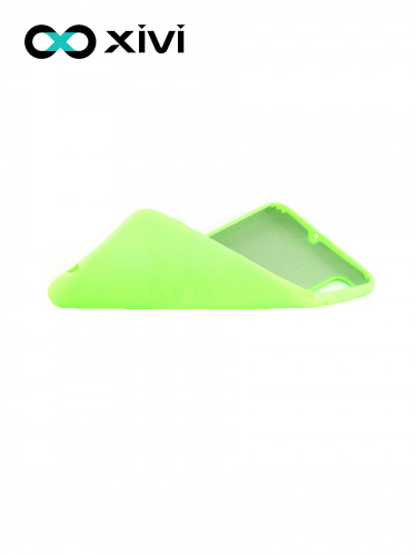 Накладка задняя Xivi для SAMSUNG Galaxy A50 A30S A50S, Silicon Case, силикон, матовая, №61, цвет салатовый 6