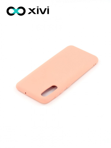 Накладка задняя Xivi для SAMSUNG Galaxy A50 A30S A50S, Silicon Case, силикон, матовая, №39, цвет бежевый 4