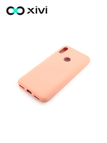 Накладка задняя Xivi для HUAWEI Y6 PRIME 2019 Y6S, Silicon Case, силикон, матовая, №30, цвет розовый 3