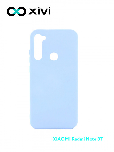 Накладка задняя Xivi для XIAOMI Redmi Note 8T, Silicon Case, силикон, матовая, №42, цвет сиреневый 1