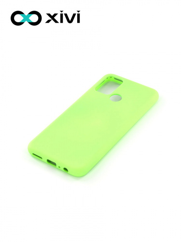 Накладка задняя Xivi для HUAWEI Honor 9A, Silicon Case, силикон, матовая, №61, цвет салатовый 3