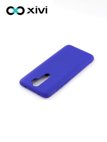 Накладка задняя Xivi для XIAOMI REDMI NOTE 8 PRO, Silicon Case, силикон, матовая, №47, цвет синий 4