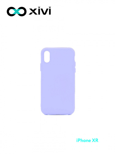 Накладка задняя Xivi для APPLE iPhone XR, Silicon Case, силикон, матовая, №11, цвет лавандовый 1