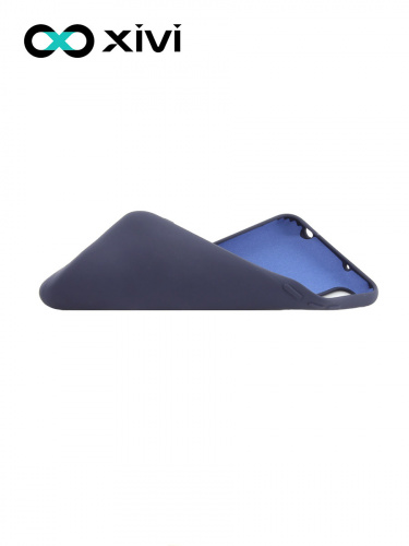 Накладка задняя Xivi для XIAOMI Redmi 9A, Silicon Case, силикон, матовая, №2, цвет индиго, тёмный 6