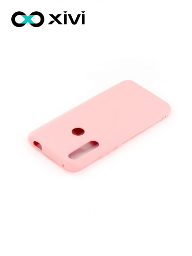 Накладка задняя Xivi для HUAWEI Y9 PRIME P SMART Z, Silicon Case, силикон, матовая, №19, цвет розовый 4