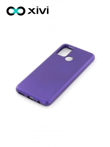 Накладка задняя Xivi для HUAWEI Honor 9A, Silicon Case, силикон, матовая, №17, цвет фиолетовый 3