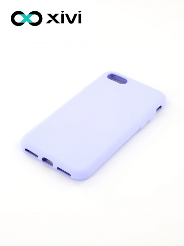 Накладка задняя Xivi для APPLE iPhone 7 8 SE2, Silicon Case, силикон, матовая, №11, цвет лавандовый 3