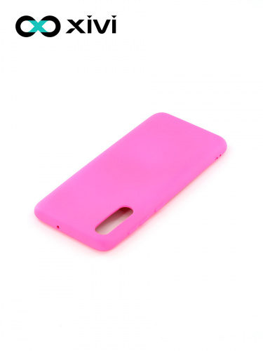 Накладка задняя Xivi для SAMSUNG Galaxy A50 A30S A50S, Silicon Case, силикон, матовая, №33, цвет розовый 4