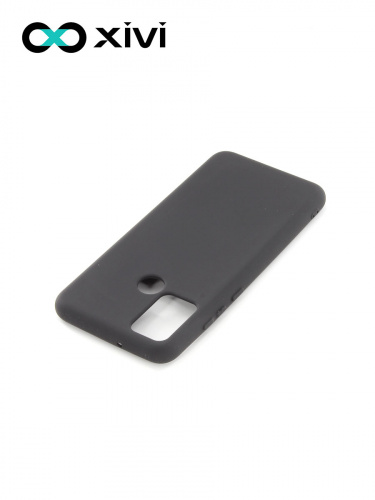 Накладка задняя Xivi для HUAWEI Honor 9A, Silicon Case, силикон, матовая, №1, цвет чёрный 4