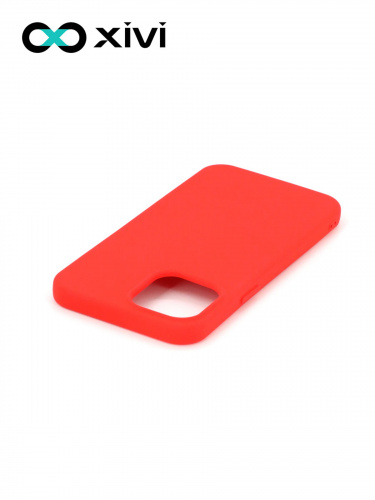 Накладка задняя Xivi для APPLE iPhone 12 6.1 6.1 Pro, Silicon Case, силикон, матовая, №4, цвет морковный 4