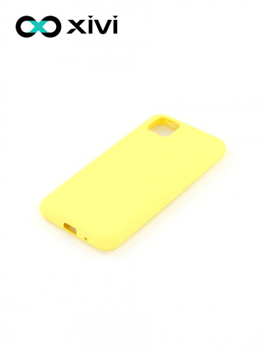 Накладка задняя Xivi для HUAWEI Y5P 2020 HONOR9S, Silicon Case, силикон, матовая, №41, цвет жёлтый 3