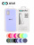 Накладка задняя Xivi для SAMSUNG Galaxy A41, Silicon Case, силикон, матовая, №11, цвет лавандовый 5