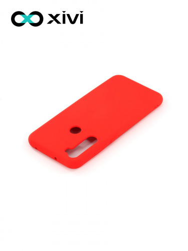 Накладка задняя Xivi для XIAOMI Redmi Note 8T, Silicon Case, силикон, матовая, №4, цвет морковный 4