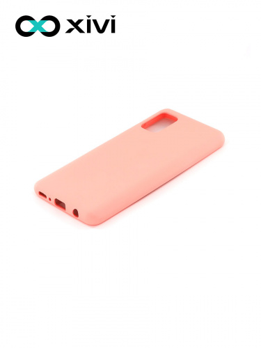 Накладка задняя Xivi для SAMSUNG Galaxy A41, Silicon Case, силикон, матовая, №19, цвет розовый 3