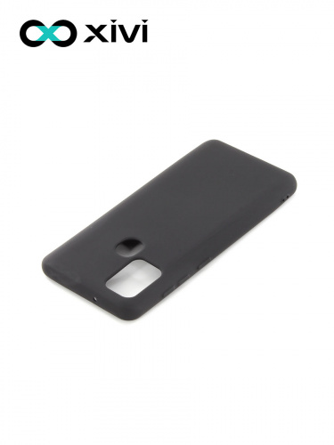 Накладка задняя Xivi для SAMSUNG Galaxy A21S, Silicon Case, силикон, матовая, №1, цвет чёрный 4