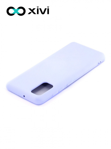 Накладка задняя Xivi для SAMSUNG Galaxy A41, Silicon Case, силикон, матовая, №11, цвет лавандовый 4