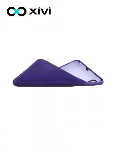 Накладка задняя Xivi для SAMSUNG Galaxy A50 A30S A50S, Silicon Case, силикон, матовая, №17, цвет фиолетовый 6
