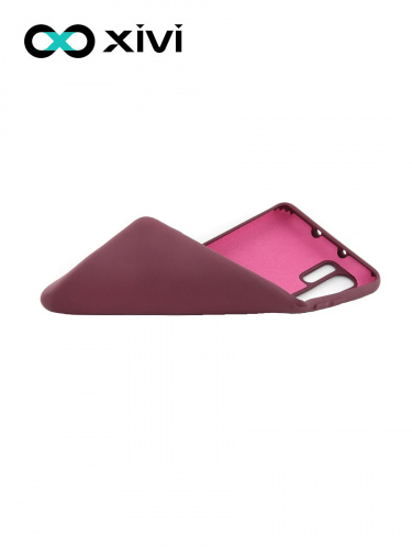 Накладка задняя Xivi для HUAWEI P30 Pro, Silicon Case, силикон, матовая, №73, цвет винный 6