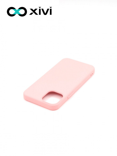 Накладка задняя Xivi для APPLE iPhone 12 5.4, Silicon Case, силикон, матовая, №30, цвет розовый 4