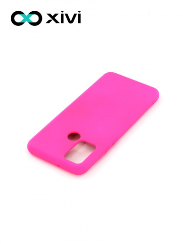 Накладка задняя Xivi для HUAWEI Honor 9A, Silicon Case, силикон, матовая, №64, цвет фуксия 4