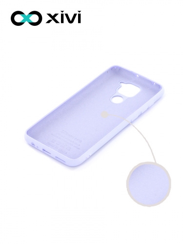 Накладка задняя Xivi для XIAOMI REDMI NOTE 9, Silicon Case, силикон, матовая, №11, цвет лавандовый 2