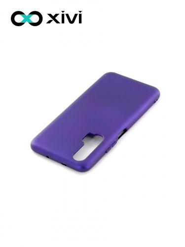 Накладка задняя Xivi для HUAWEI HONOR 20 PRO, Silicon Case, силикон, матовая, №17, цвет фиолетовый 4