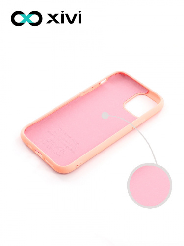 Накладка задняя Xivi для APPLE iPhone 11 Pro, Silicon Case, силикон, матовая, №30, цвет розовый 2