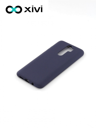 Накладка задняя Xivi для XIAOMI REDMI NOTE 8 PRO, Silicon Case, силикон, матовая, №2, цвет индиго, тёмный 3