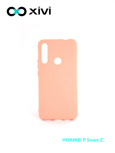 Накладка задняя Xivi для HUAWEI Y9 PRIME P SMART Z, Silicon Case, силикон, матовая, №39, цвет бежевый 1