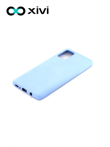 Накладка задняя Xivi для SAMSUNG Galaxy A71 5G, Silicon Case, силикон, матовая, №42, цвет сиреневый 3