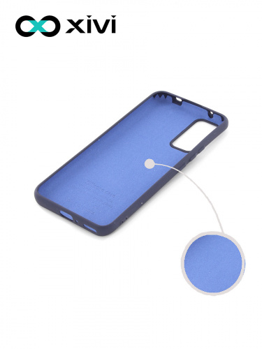 Накладка задняя Xivi для HUAWEI Honor 30 , Silicon Case, силикон, матовая, №2, цвет индиго, тёмный 2