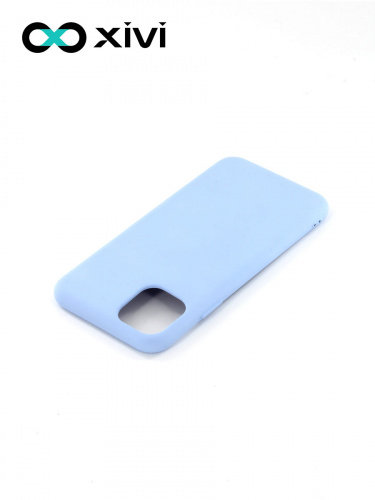 Накладка задняя Xivi для APPLE iPhone 11 Pro Max, Silicon Case, силикон, матовая, №42, цвет сиреневый 4