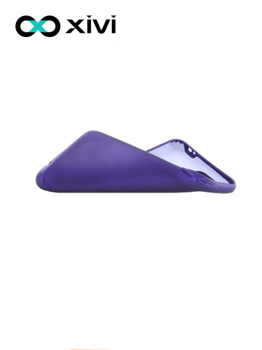 Накладка задняя Xivi для HUAWEI Honor 10, Silicon Case, силикон, матовая, №17, цвет фиолетовый 6