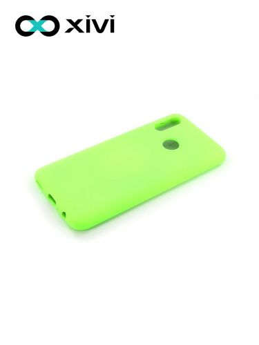 Накладка задняя Xivi для HUAWEI P Smart (2019), Silicon Case, силикон, матовая, №61, цвет салатовый 3