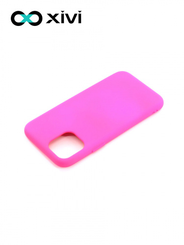 Накладка задняя Xivi для APPLE iPhone 11 Pro, Silicon Case, силикон, матовая, №33, цвет розовый 4