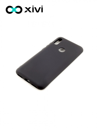 Накладка задняя Xivi для HUAWEI Y6 PRIME 2019 Y6S, Silicon Case, силикон, матовая, №1, цвет чёрный 3