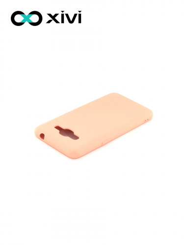 Накладка задняя Xivi для SAMSUNG Galaxy J2 PRIME G530, Silicon Case, силикон, матовая, №39, цвет бежевый 4