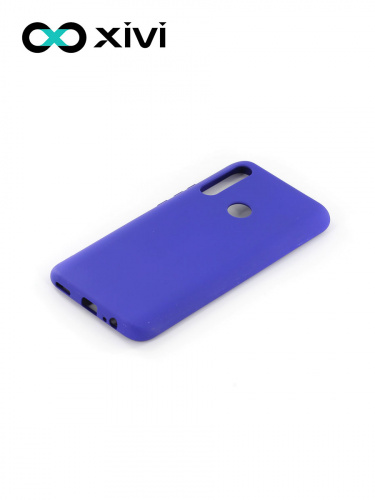 Накладка задняя Xivi для HUAWEI Y9 PRIME P SMART Z, Silicon Case, силикон, матовая, №47, цвет синий 3