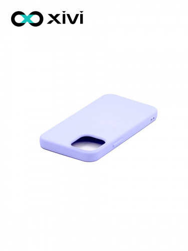 Накладка задняя Xivi для APPLE iPhone 12 5.4, Silicon Case, силикон, матовая, №11, цвет лавандовый 3