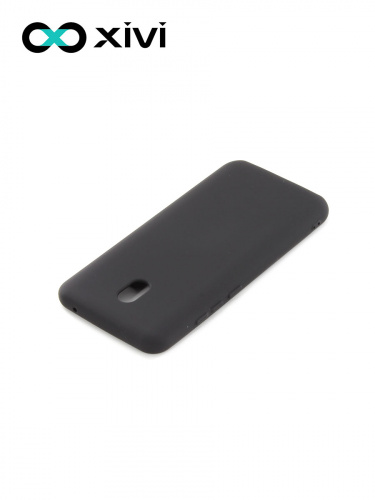 Накладка задняя Xivi для XIAOMI REDMI 8A, Silicon Case, силикон, матовая, №1, цвет чёрный 4
