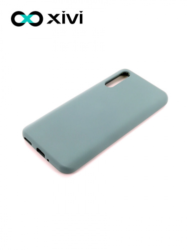 Накладка задняя Xivi для HUAWEI Y8P 2020 P SMART S, Silicon Case, силикон, матовая, №56, цвет зелёный 3