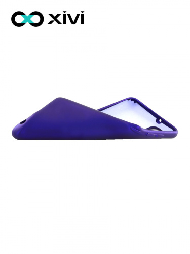 Накладка задняя Xivi для SAMSUNG Galaxy A41, Silicon Case, силикон, матовая, №17, цвет фиолетовый 6